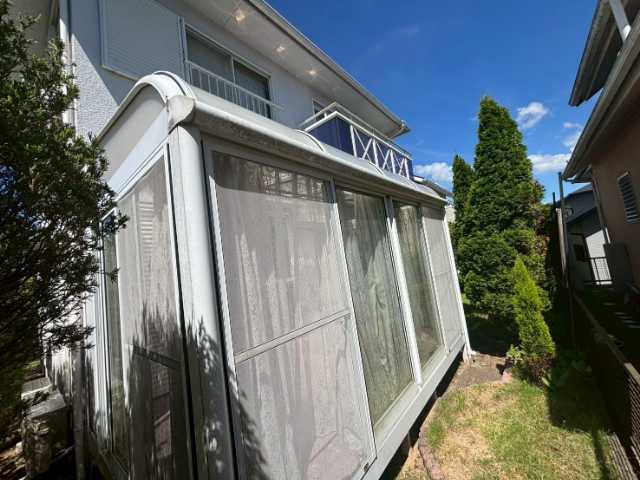 ベランダ屋根の全景